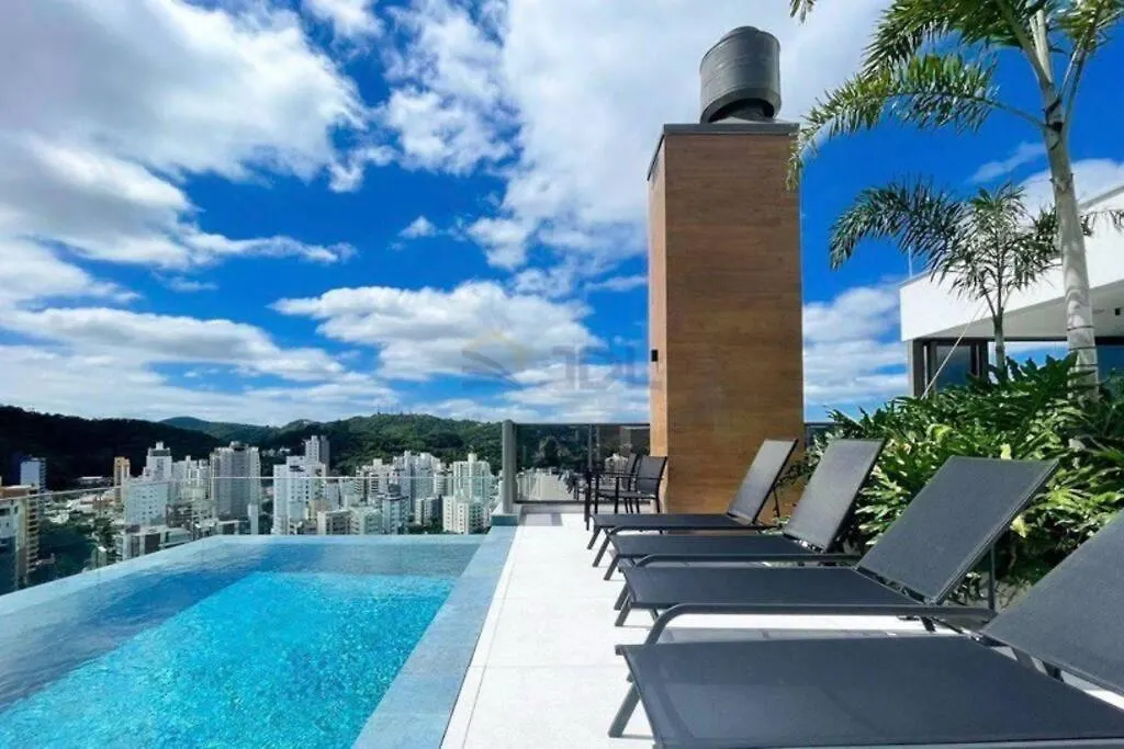 Appartamento Loft Com Piscina E Rooftop A 800M Da Oktoberfest Blumenau