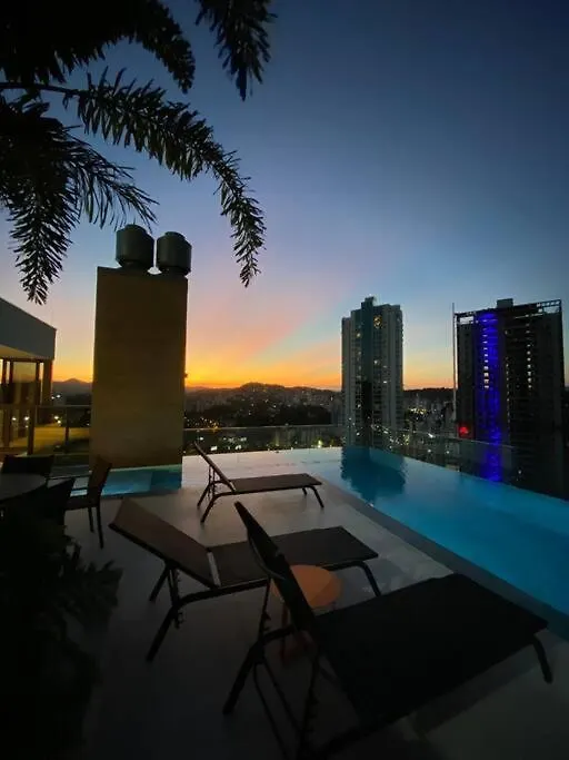 Loft Com Piscina E Rooftop A 800M Da Oktoberfest 布卢梅瑙 0*,  巴西
